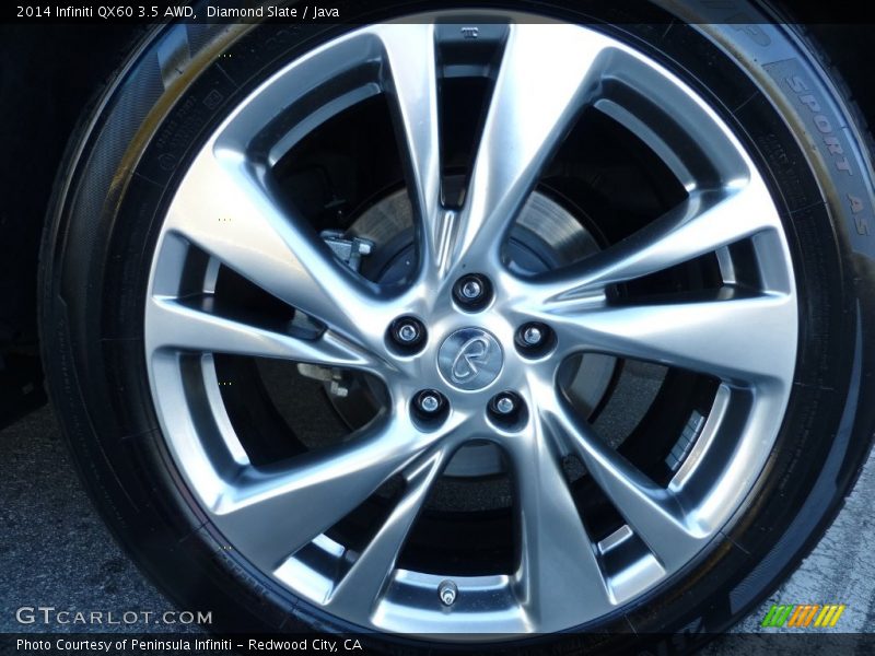 Diamond Slate / Java 2014 Infiniti QX60 3.5 AWD