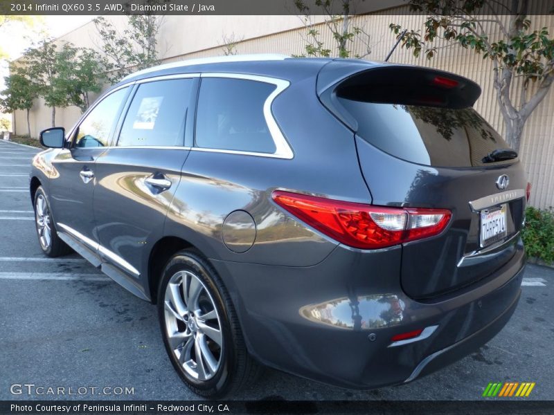 Diamond Slate / Java 2014 Infiniti QX60 3.5 AWD