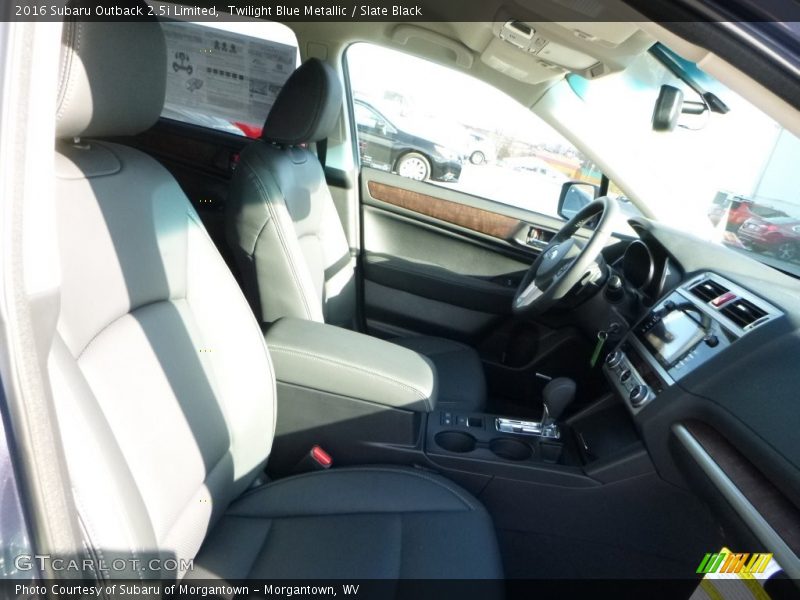 Twilight Blue Metallic / Slate Black 2016 Subaru Outback 2.5i Limited