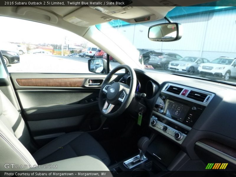 Twilight Blue Metallic / Slate Black 2016 Subaru Outback 2.5i Limited