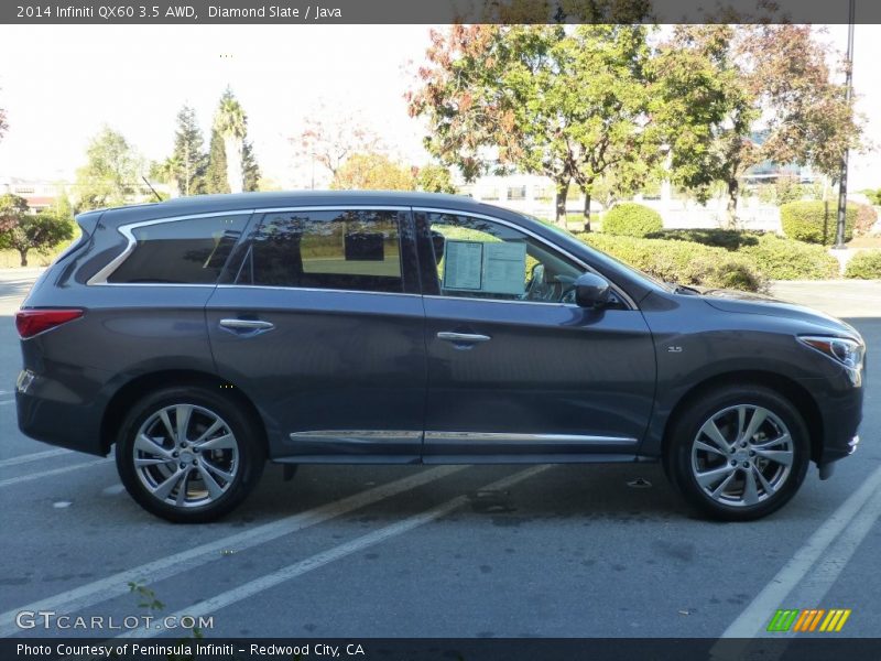 Diamond Slate / Java 2014 Infiniti QX60 3.5 AWD