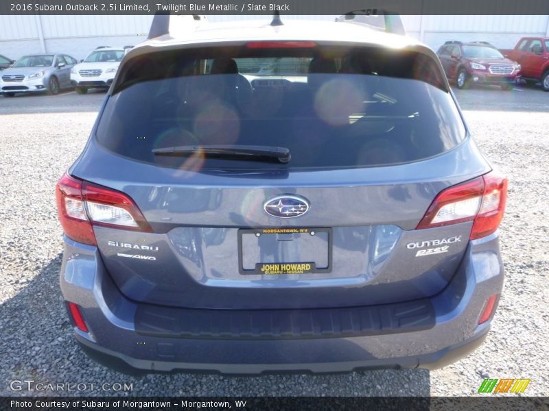 Twilight Blue Metallic / Slate Black 2016 Subaru Outback 2.5i Limited