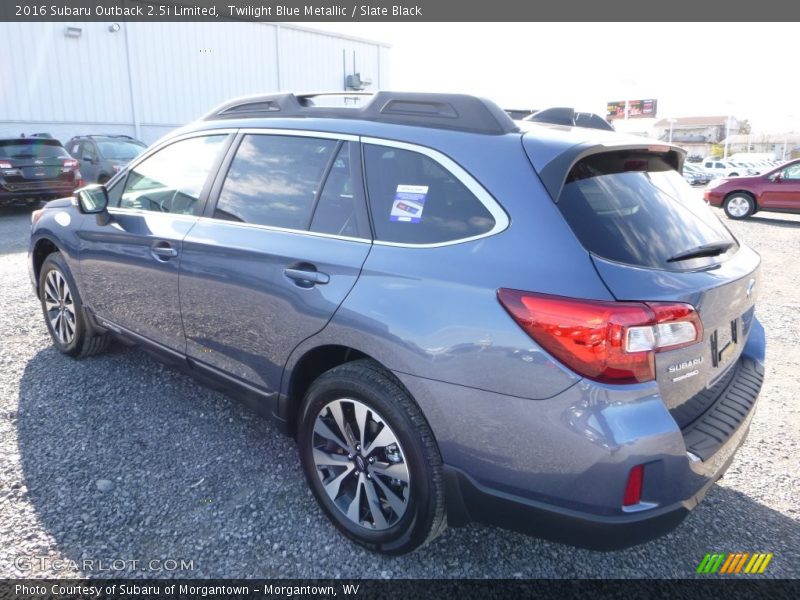 Twilight Blue Metallic / Slate Black 2016 Subaru Outback 2.5i Limited
