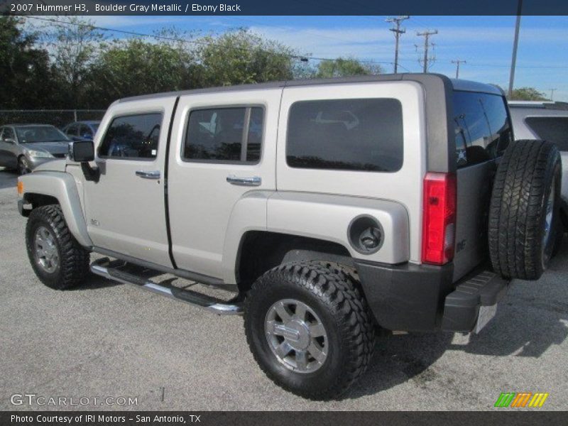 Boulder Gray Metallic / Ebony Black 2007 Hummer H3