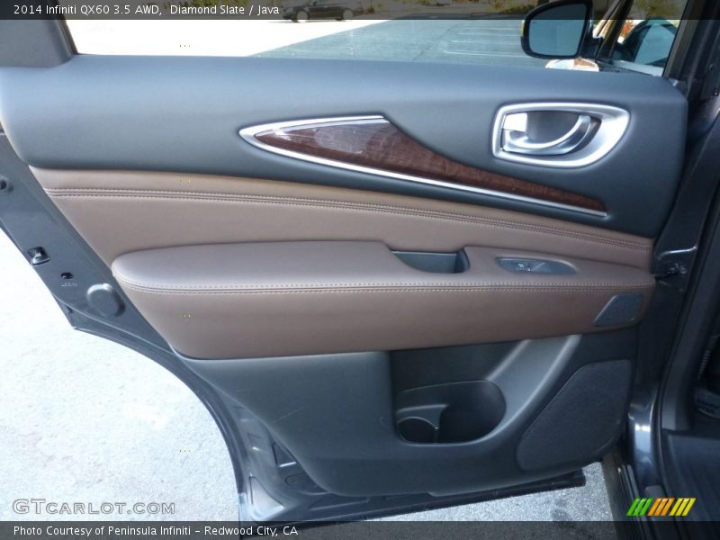 Diamond Slate / Java 2014 Infiniti QX60 3.5 AWD