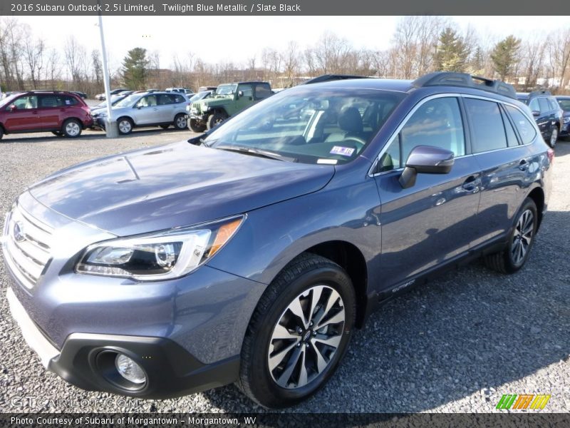 Twilight Blue Metallic / Slate Black 2016 Subaru Outback 2.5i Limited