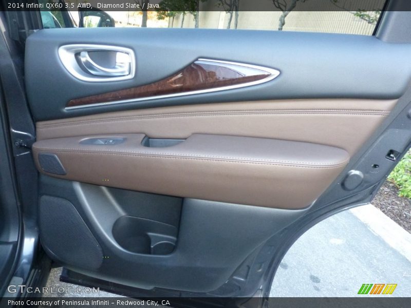 Diamond Slate / Java 2014 Infiniti QX60 3.5 AWD