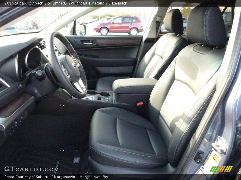 Twilight Blue Metallic / Slate Black 2016 Subaru Outback 2.5i Limited