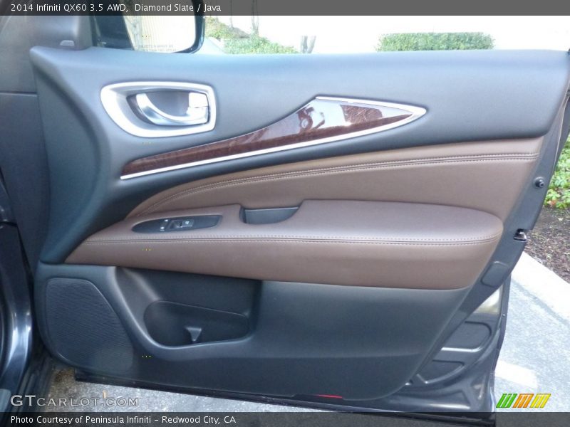Diamond Slate / Java 2014 Infiniti QX60 3.5 AWD