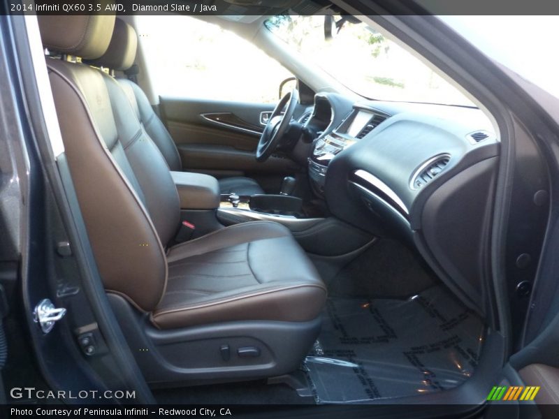 Diamond Slate / Java 2014 Infiniti QX60 3.5 AWD