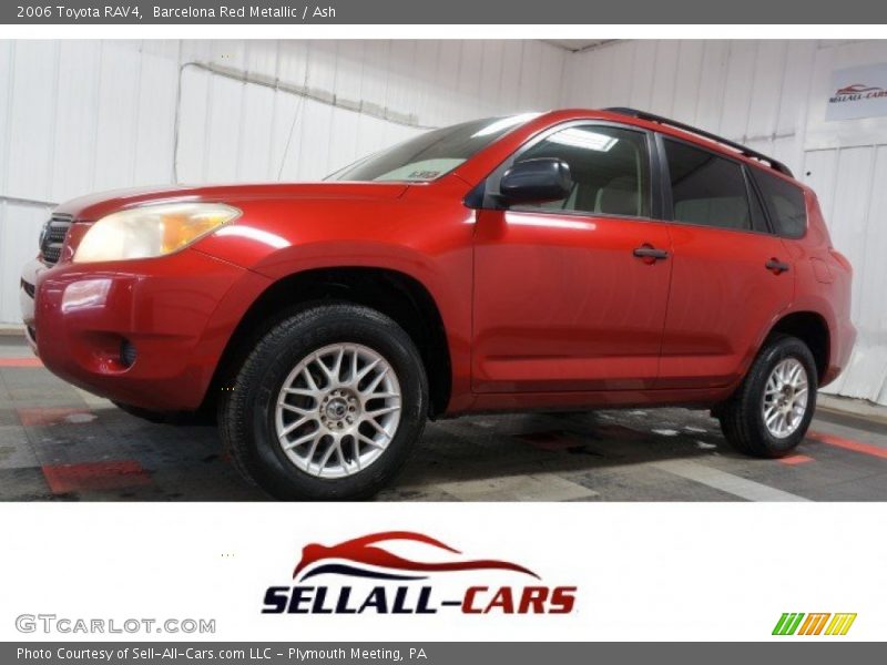 Barcelona Red Metallic / Ash 2006 Toyota RAV4