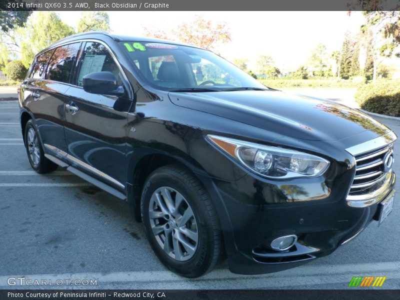 Black Obsidian / Graphite 2014 Infiniti QX60 3.5 AWD