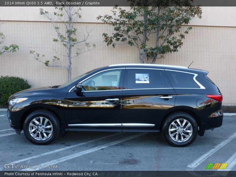 Black Obsidian / Graphite 2014 Infiniti QX60 3.5 AWD