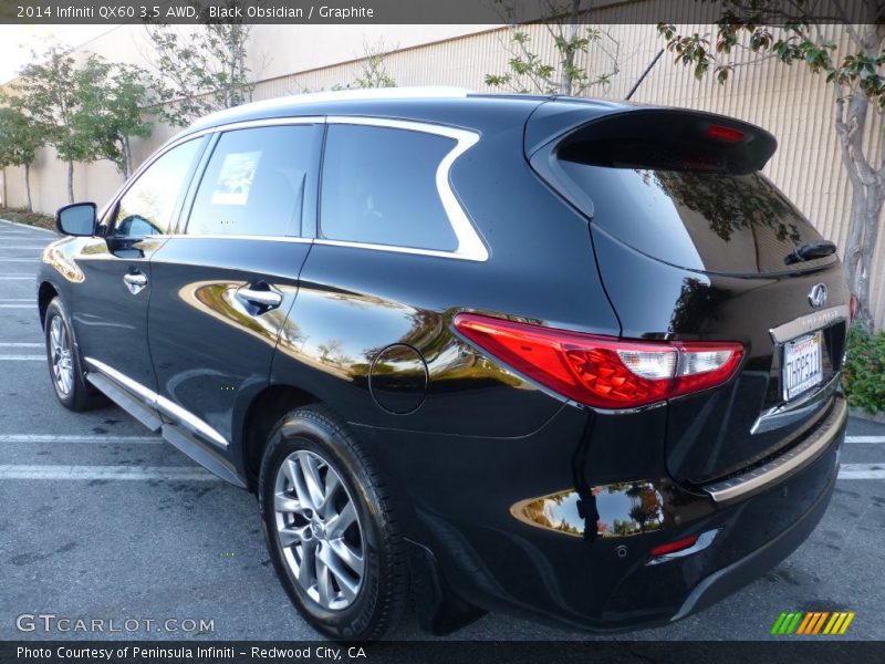 Black Obsidian / Graphite 2014 Infiniti QX60 3.5 AWD