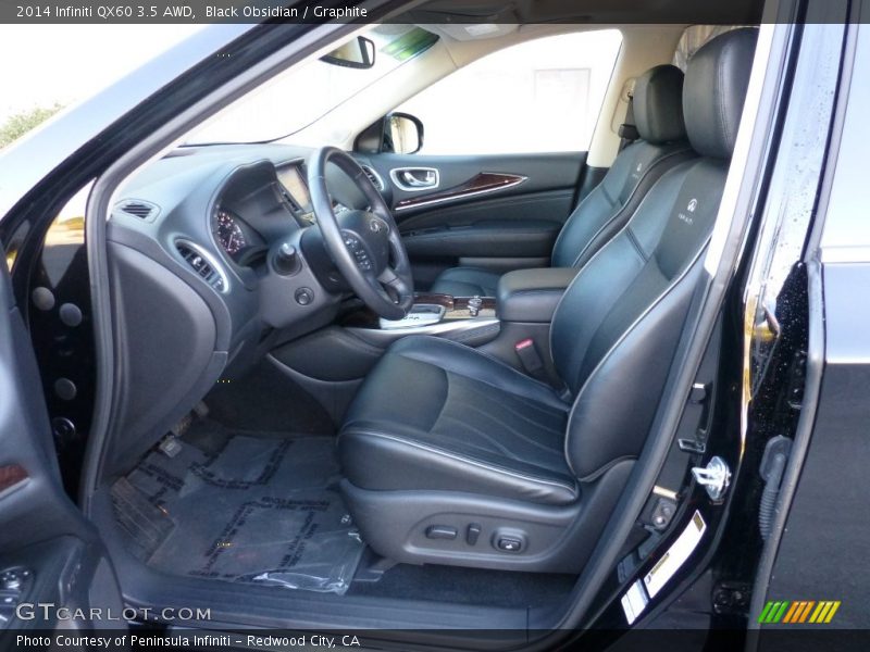 Black Obsidian / Graphite 2014 Infiniti QX60 3.5 AWD