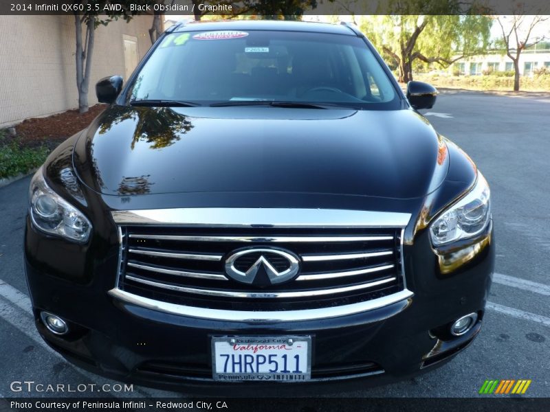 Black Obsidian / Graphite 2014 Infiniti QX60 3.5 AWD