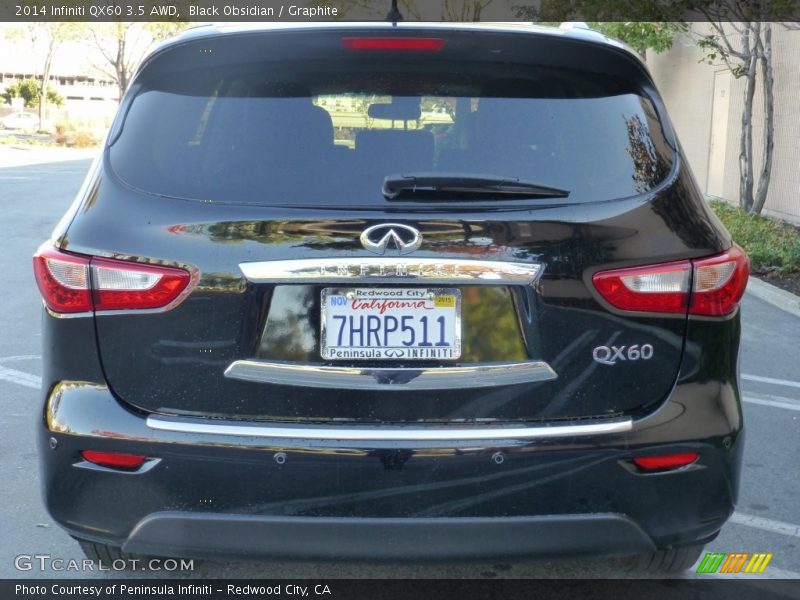 Black Obsidian / Graphite 2014 Infiniti QX60 3.5 AWD