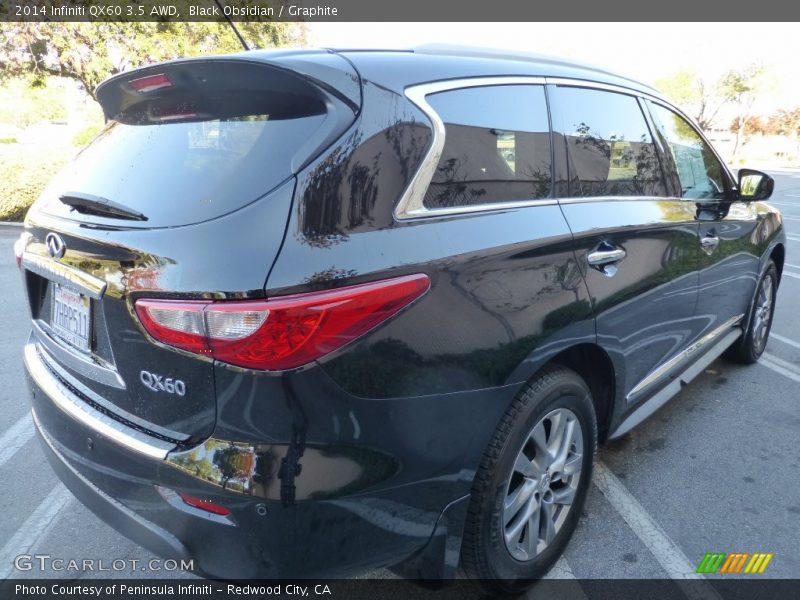 Black Obsidian / Graphite 2014 Infiniti QX60 3.5 AWD