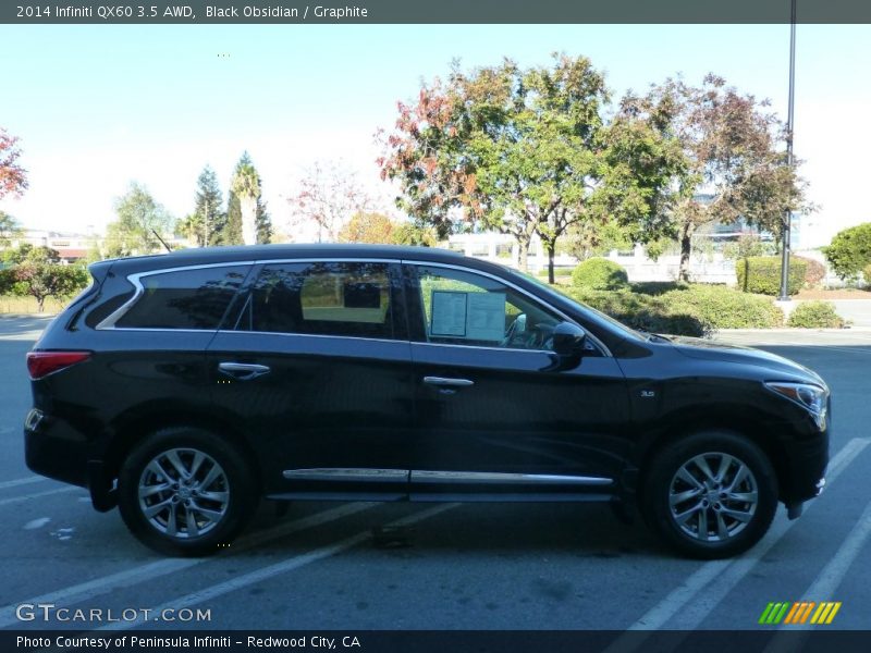 Black Obsidian / Graphite 2014 Infiniti QX60 3.5 AWD