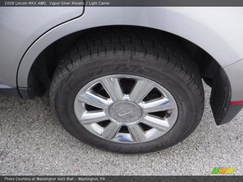 Vapor Silver Metallic / Light Camel 2008 Lincoln MKX AWD