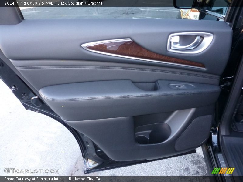 Black Obsidian / Graphite 2014 Infiniti QX60 3.5 AWD