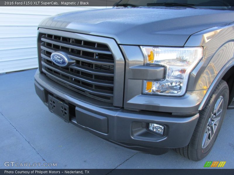 Magnetic / Black 2016 Ford F150 XLT SuperCab