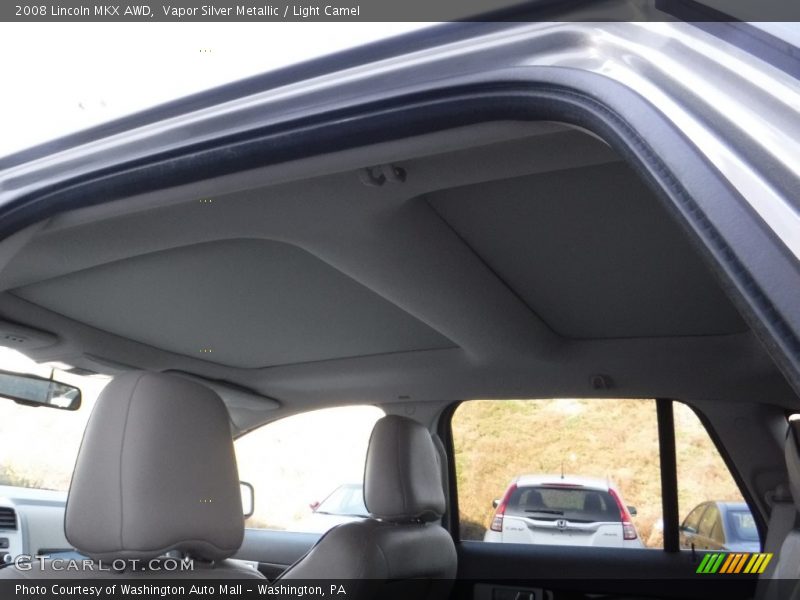 Vapor Silver Metallic / Light Camel 2008 Lincoln MKX AWD