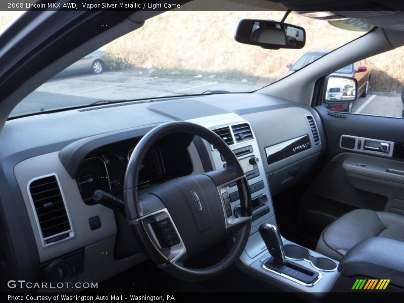 Vapor Silver Metallic / Light Camel 2008 Lincoln MKX AWD