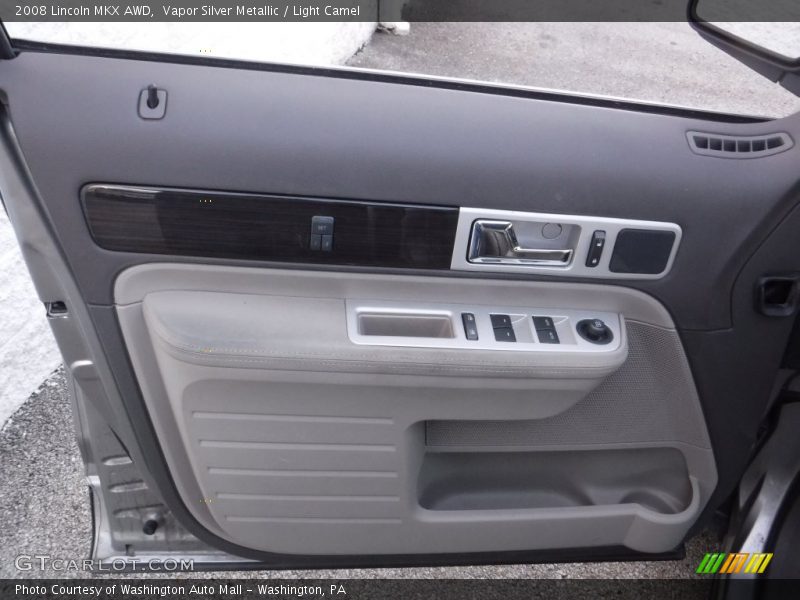 Vapor Silver Metallic / Light Camel 2008 Lincoln MKX AWD