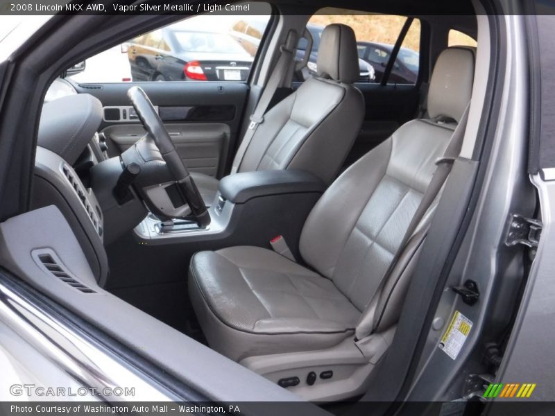 Vapor Silver Metallic / Light Camel 2008 Lincoln MKX AWD