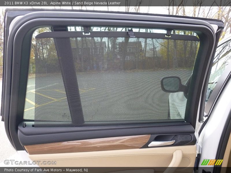 Alpine White / Sand Beige Nevada Leather 2011 BMW X3 xDrive 28i