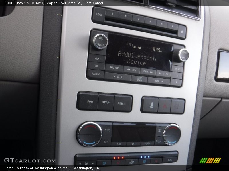 Vapor Silver Metallic / Light Camel 2008 Lincoln MKX AWD