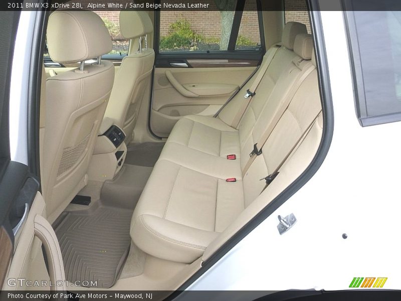 Alpine White / Sand Beige Nevada Leather 2011 BMW X3 xDrive 28i