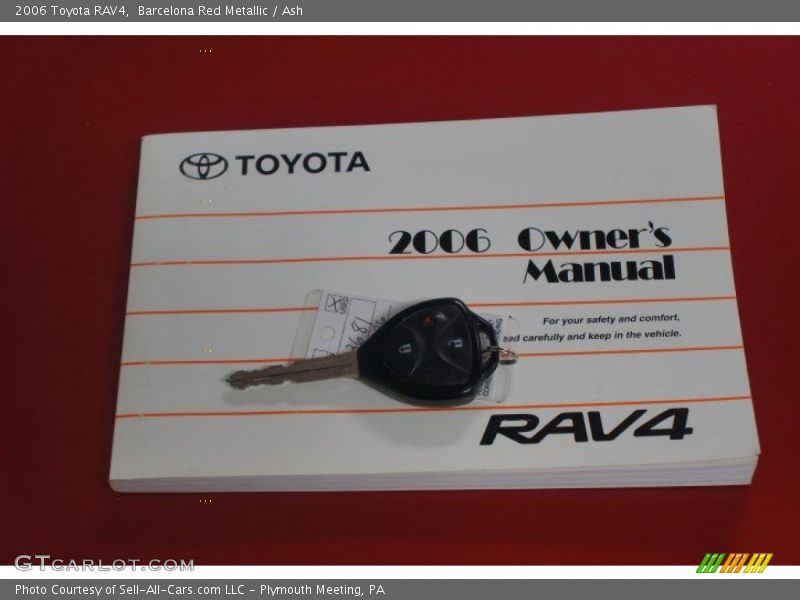 Barcelona Red Metallic / Ash 2006 Toyota RAV4