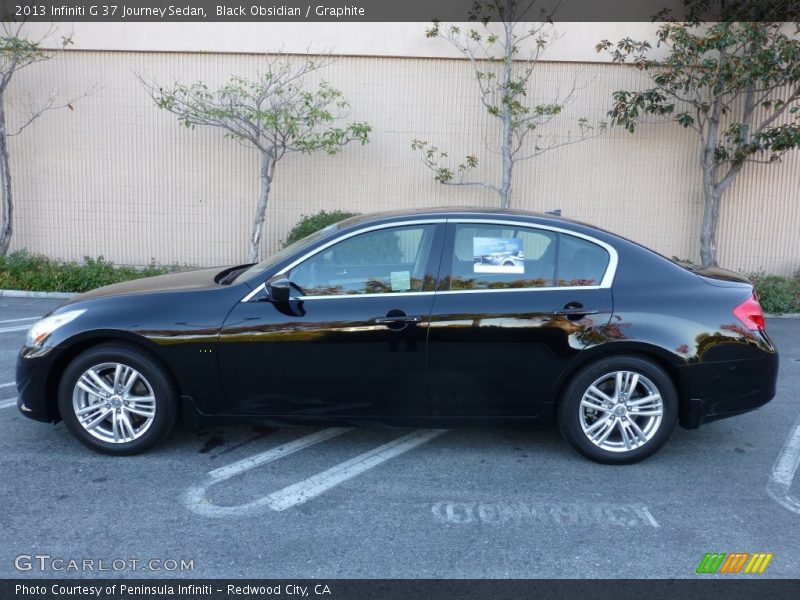 Black Obsidian / Graphite 2013 Infiniti G 37 Journey Sedan