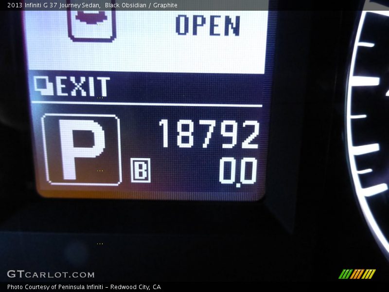 Black Obsidian / Graphite 2013 Infiniti G 37 Journey Sedan