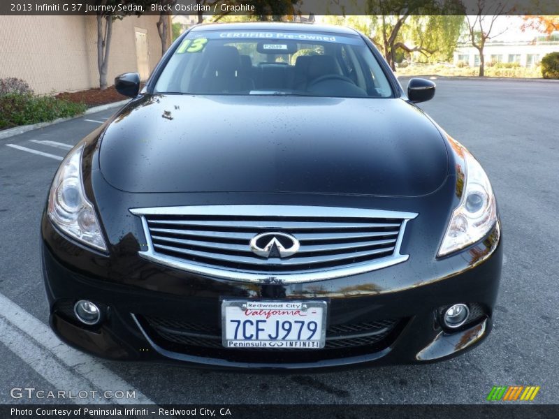 Black Obsidian / Graphite 2013 Infiniti G 37 Journey Sedan