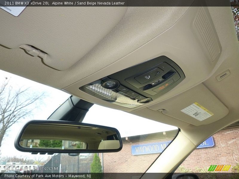 Alpine White / Sand Beige Nevada Leather 2011 BMW X3 xDrive 28i