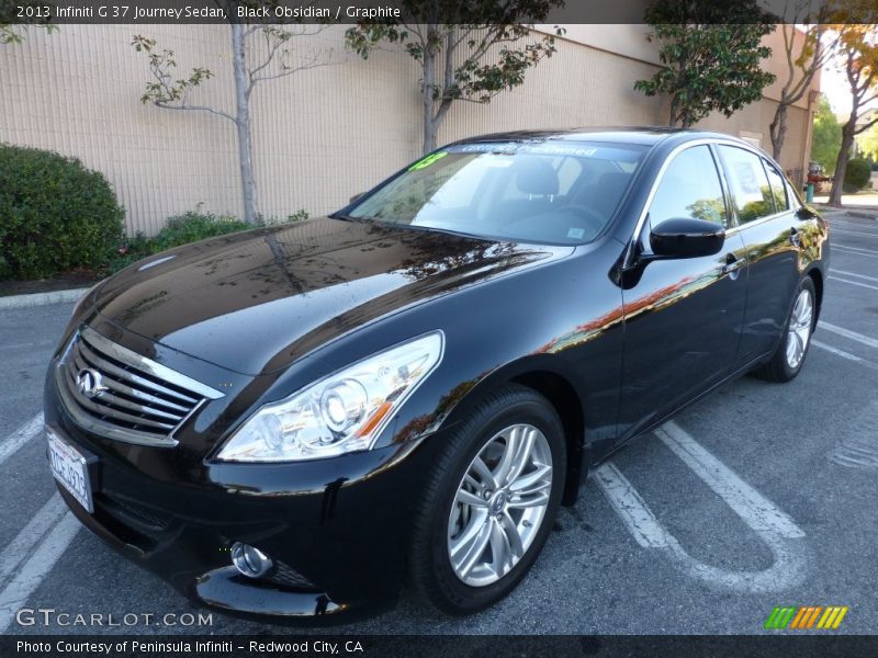 Black Obsidian / Graphite 2013 Infiniti G 37 Journey Sedan