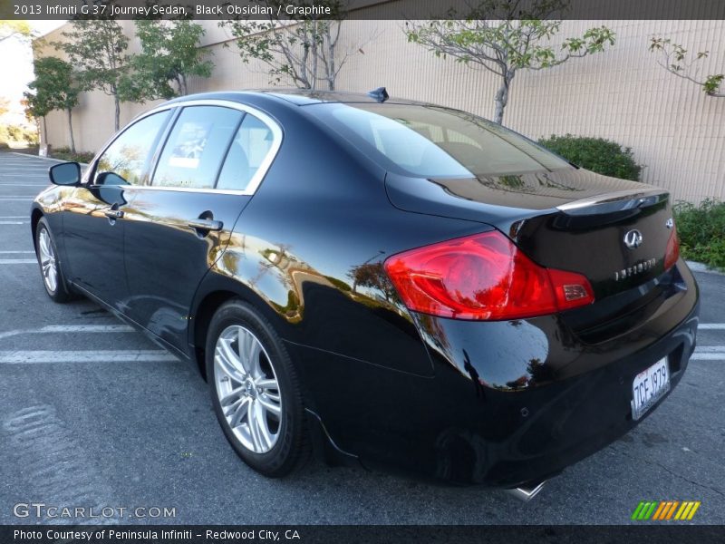 Black Obsidian / Graphite 2013 Infiniti G 37 Journey Sedan
