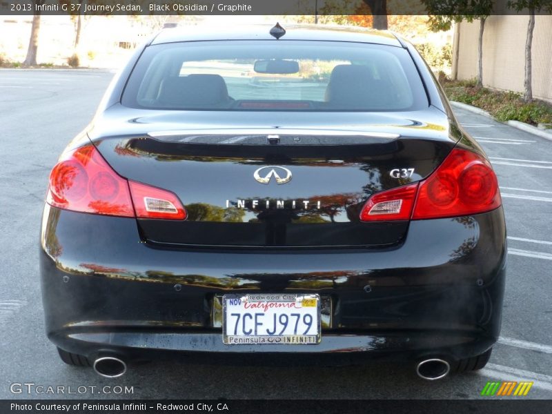 Black Obsidian / Graphite 2013 Infiniti G 37 Journey Sedan