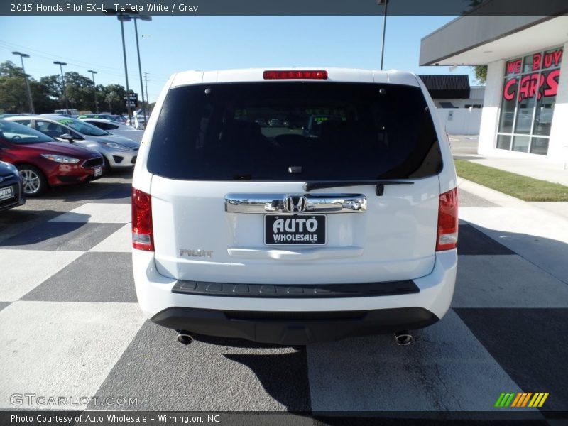 Taffeta White / Gray 2015 Honda Pilot EX-L