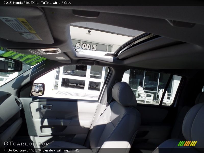 Taffeta White / Gray 2015 Honda Pilot EX-L