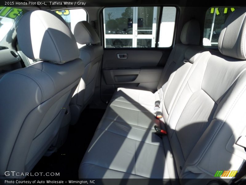 Taffeta White / Gray 2015 Honda Pilot EX-L