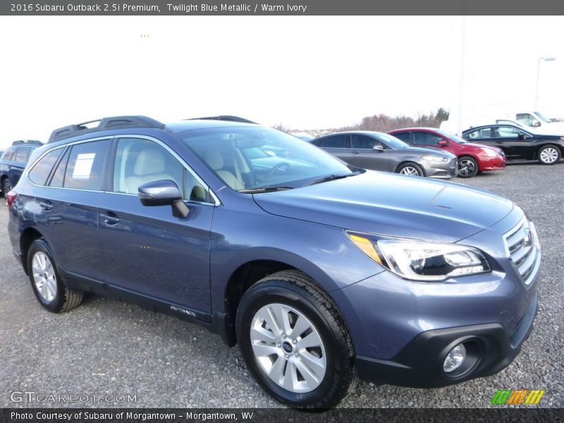 Twilight Blue Metallic / Warm Ivory 2016 Subaru Outback 2.5i Premium
