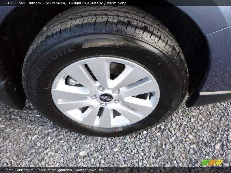Twilight Blue Metallic / Warm Ivory 2016 Subaru Outback 2.5i Premium