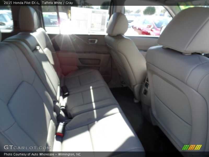 Taffeta White / Gray 2015 Honda Pilot EX-L