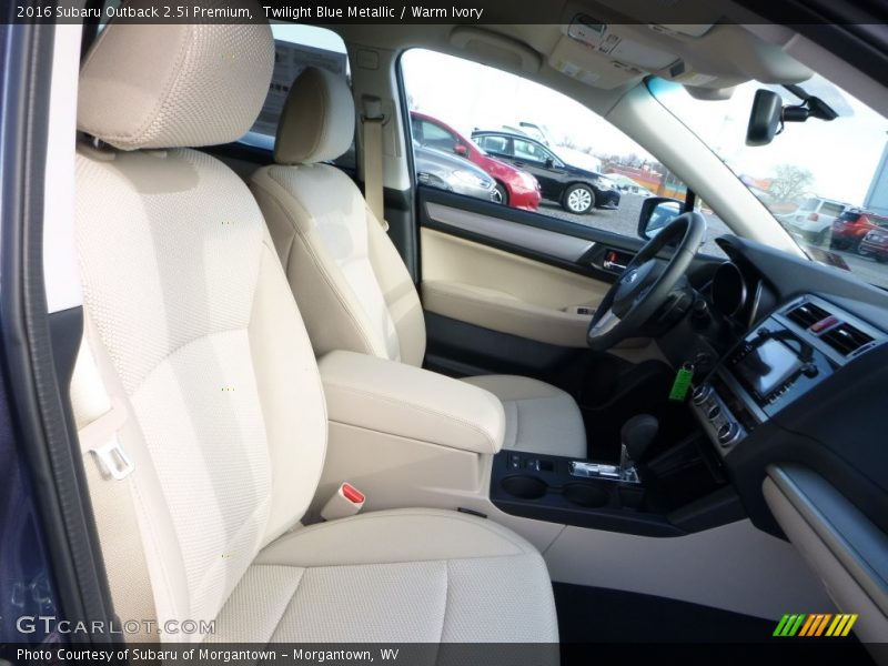 Twilight Blue Metallic / Warm Ivory 2016 Subaru Outback 2.5i Premium