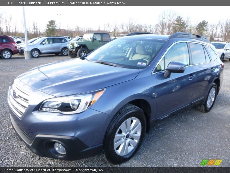 Twilight Blue Metallic / Warm Ivory 2016 Subaru Outback 2.5i Premium