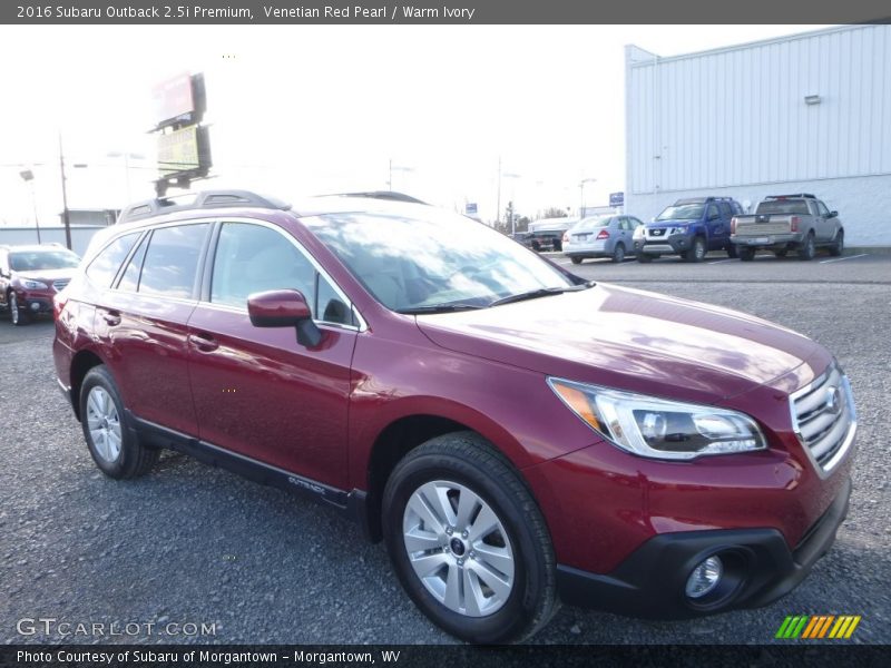 Venetian Red Pearl / Warm Ivory 2016 Subaru Outback 2.5i Premium